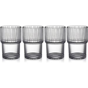 Bitz Latte-Macchiato-Glas »Kusintha 380 ml, 4 Stück«, (Set, 4 tlg.) Transparent Größe