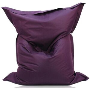 Hubatka TEXTIL Sitzsack »Sitzsack In/Outdoor, Brombeer« Violett/weiss Größe