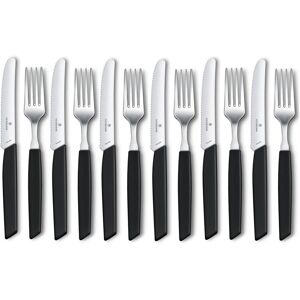 Victorinox Besteck-Set »Swiss Modern«, (12 tlg.) schwarz Größe