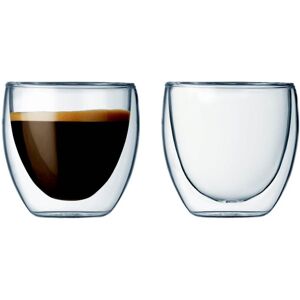 Bodum Espressoglas »Pavina 0.8 dl«, (2 tlg.) transparent Größe