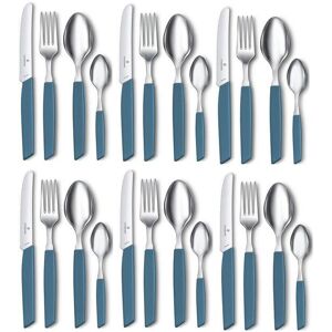 Victorinox Besteck-Set »Swiss Modern«, (24 tlg.) blau Größe