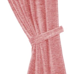 Wirth Raffhalter »Thermo-Chenille 288g/m²«, (2 St.) rosa Größe B/H: 60 cm x 6 cm