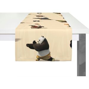 Wirth Tischläufer »Kung Fu Panda« beige Größe B/L: 150 cm x 50 cm