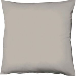 fleuresse Kissenbezug »Colours Interlock Jersey«, (2 St.) grau Größe B/L: 80 cm x 80 cm