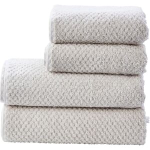 done.® Handtuch Set »Provence Honeycomb«, (Set, 4 St., 2 Gästetücher (30x50... beige Größe