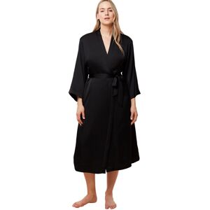 Triumph Bademantel »Robes Satin Robe 01«, (2 St., mit Gürtel),... BLACK Größe 40/42