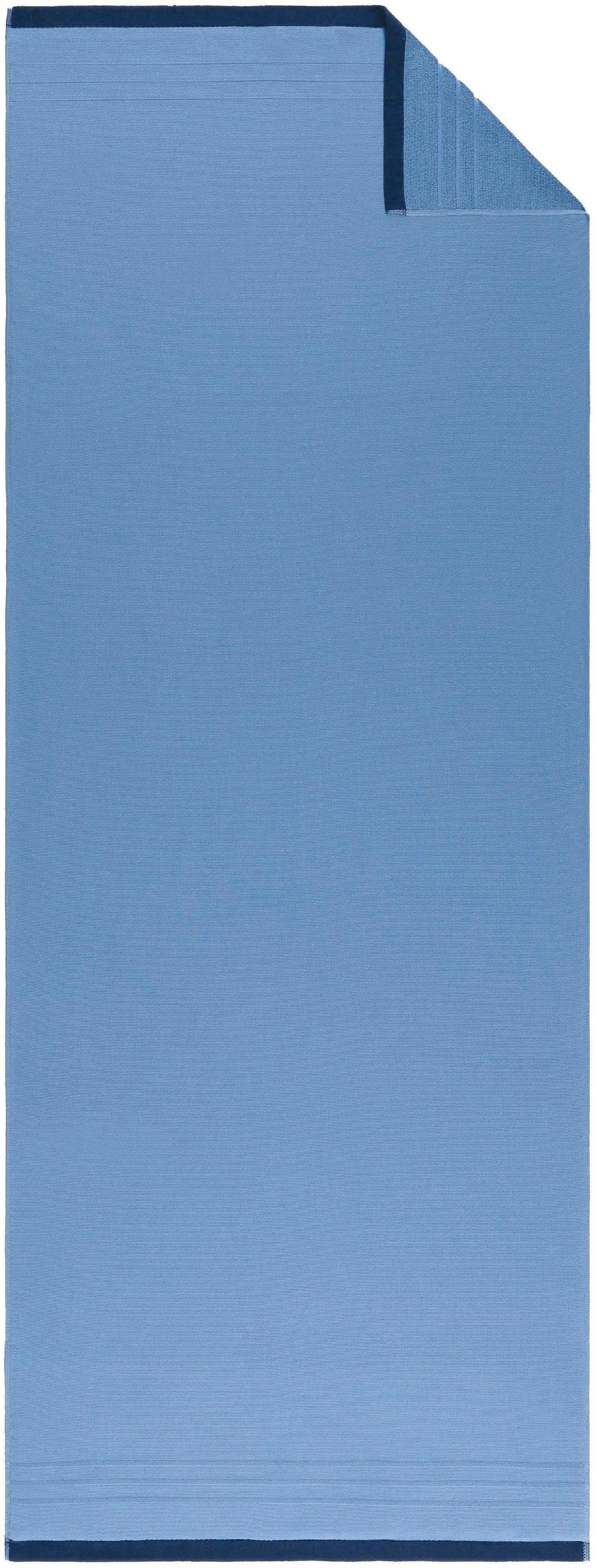 Egeria Saunatuch »Dori«, (1 St.), mit Streifenbordüre blau Größe 1x 75x200 cm