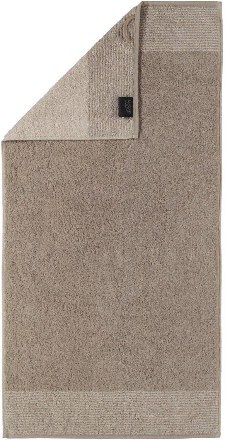 Cawö Handtücher »Two-Tone«, (2 St.), mit Wendeoptik beige Größe 2x 50x100 cm