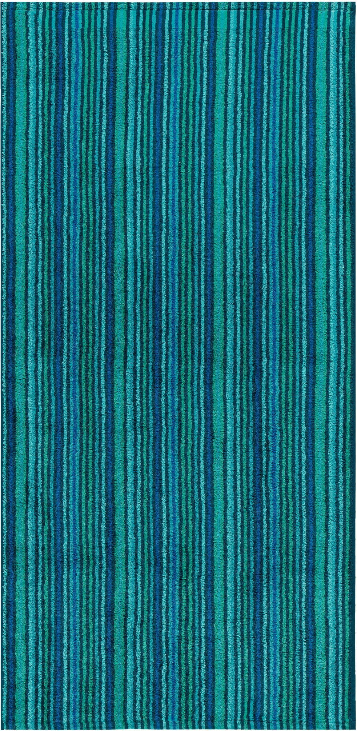 Egeria Badetuch »Combi Stripes«, (1 St.), mit feinen Streifen blau Größe 1x 70x140 cm