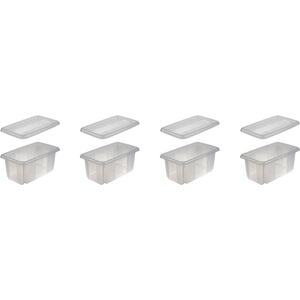 keeeper Organizer »emil«, (Set, 4 St.) transparent Größe