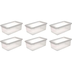 keeeper Aufbewahrungsbox »bea«, (Set, 6 St.) transparent Größe