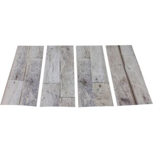 MySpotti Duscheinlage »Klebefliese stepon Wood Planks«, (Set, 4 tlg.) hellgrau Größe