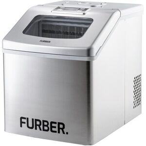 FURBER Eiswürfelmaschine »200 W 18 k« silberfarben Größe