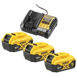 DeWalt Akku »Starterset 3x 18 V 5 Ah« gelb Größe