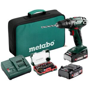 metabo Akku-Bohrschrauber »BS 18 SET 18 V, Kit« Grün Größe