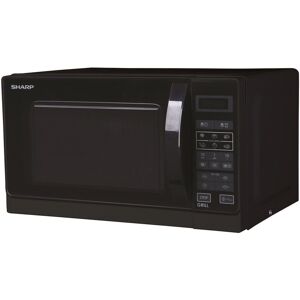 Sharp Mikrowelle »R642BKW«, 800 W schwarz Größe