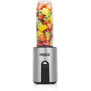 Princess Zerkleinerer »217401, Mixer für unterwegs«, 300 W transparent/schwarz/silberfarben Größe