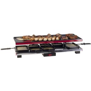 Nouvel Raclette »Nouvel Deluxe, 8 Personen«, 8 St. Raclettepfännchen, 1400 W schwarz, rot Größe