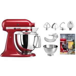 KitchenAid Küchenmaschine »KSM200« rot/silberfarben Größe