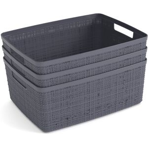 Curver Organizer, (Set, 3 St.) deep shadow Größe