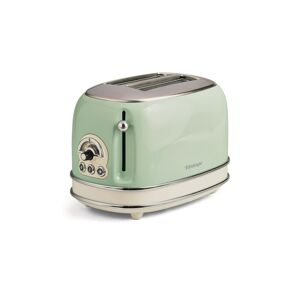 Ariete Toaster »Vintage 2 Schlitze, Grün«, für 2 Scheiben, 810 W grün/beige/silberfarben/schwarz Größe