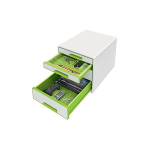 LEITZ Aufbewahrungsbox »Wow Cube 4«, (1 St.) Grün, weiss Größe