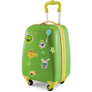 Hauptstadtkoffer Kinderkoffer »For Kids, Monster«, 4 Rollen Apfelgrün/Monster Größe B/H/T: 30 cm x 47 cm x 22 cm   24 l