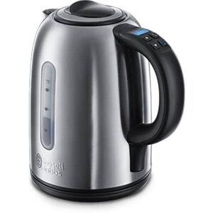 RUSSELL HOBBS Wasserkocher »Buckingham 45474 l, Schwarz/Silber«, 1,7 l, 2400 W Schwarz, silberfarben Größe