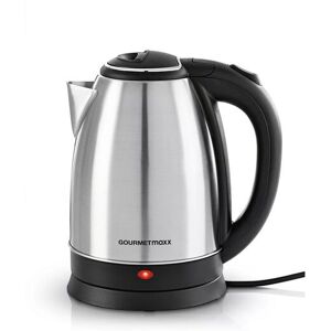 GOURMETmaxx Wasserkocher »45505 l, Schwarz/Silber«, 1,8 l, 1500 W Schwarz, silberfarben Größe