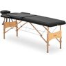 physa Massageliege klappbar - 185 x 60 x 62 cm - 227 kg - Schwarz