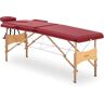 physa Massageliege klappbar - 185 x 60 x 63-86 cm - 227 kg - Rot