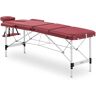 physa Massageliege klappbar - 185 x 60 x 60-81 cm - 180 kg - Rot