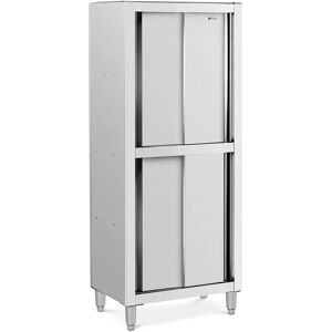 Edelstahl Geschirrschrank - 800 x 500 x 1800 mm - Royal Catering