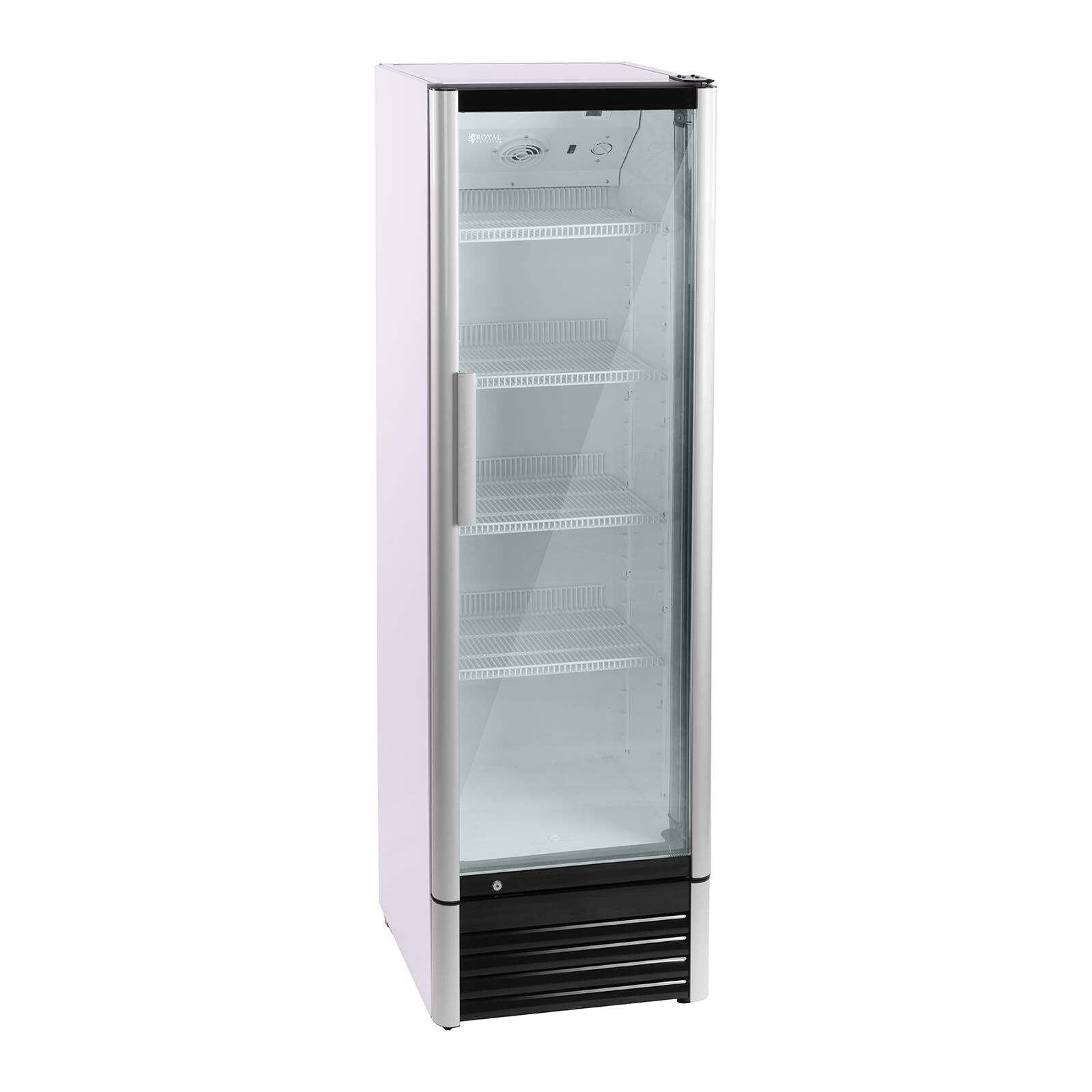 Royal Catering Flaschenkühlschrank - 320 L - LED - Aluminiumrahmen