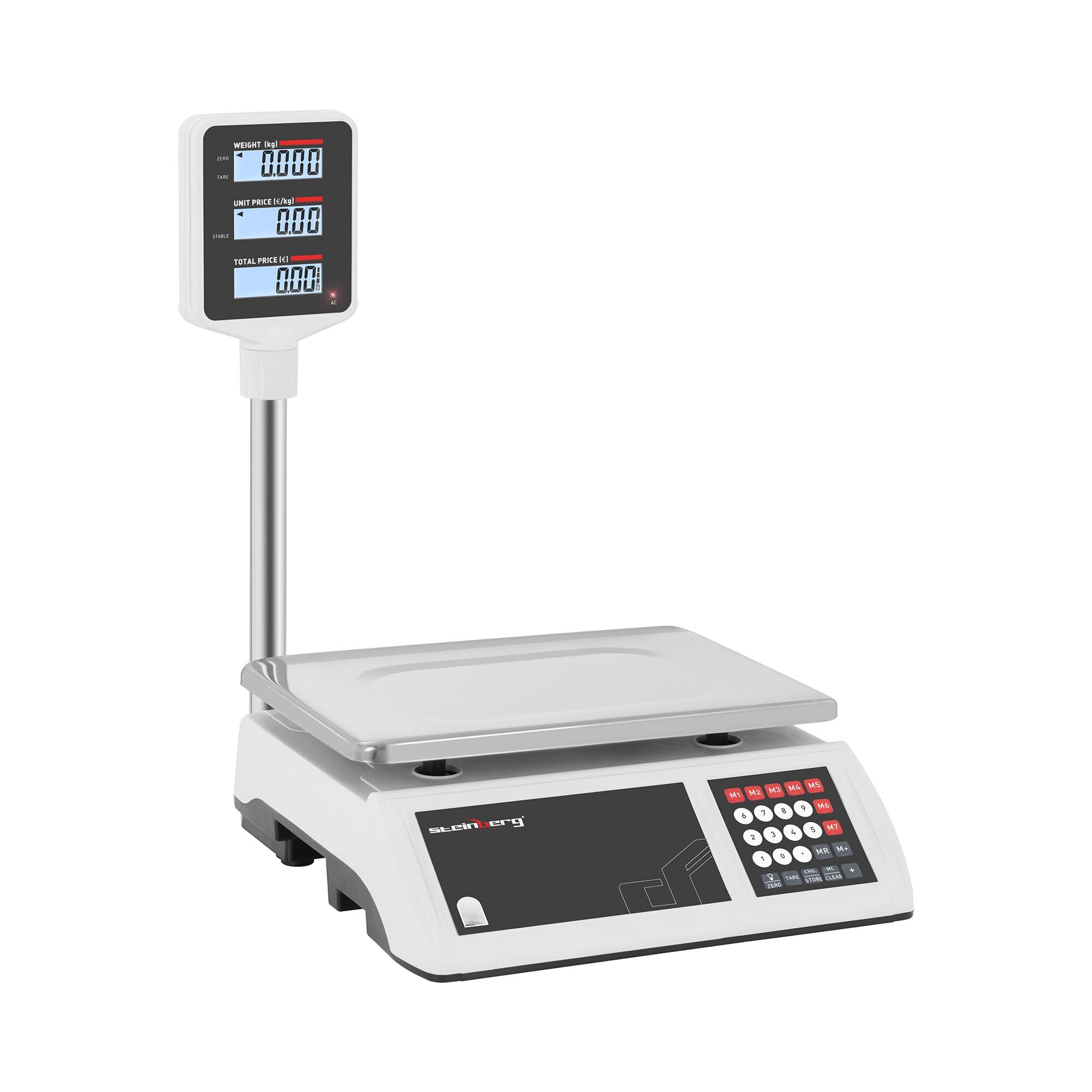 Steinberg Kontrollwaage - 6 kg / 1 g - LCD-Hochanzeige