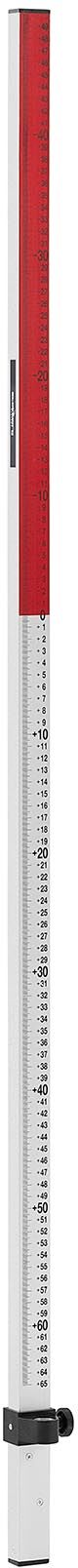 Steinberg Nivellierlatte - 2,4 m - 2 Skalen (mm/cm) - Aluminium