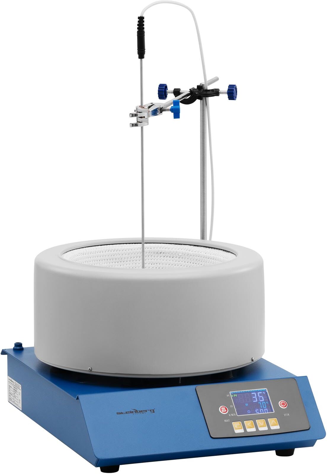 Steinberg Magnetrührer mit Heizmantel - Rundkolben - 5 L