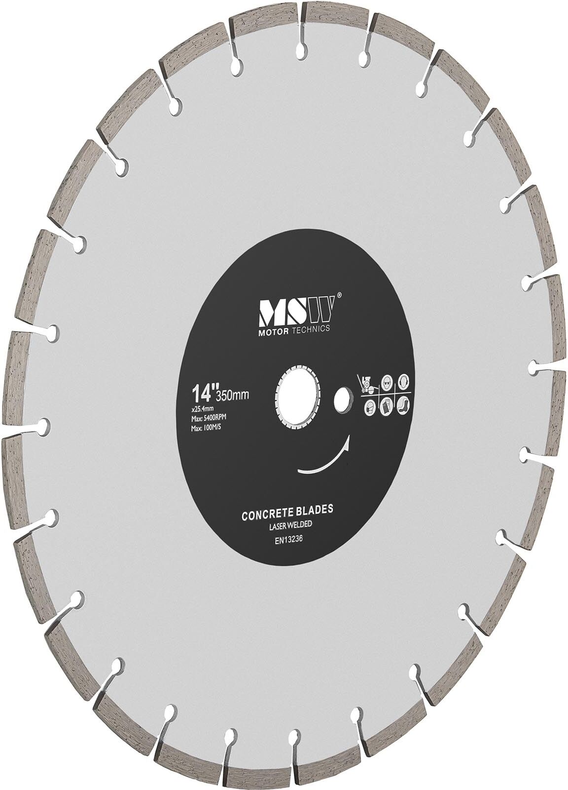 MSW Diamanttrennscheibe - 350 mm