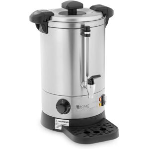 Royal Catering Wasserkocher - 6.1 L - 1500 W - Abtropfschale - Silbern