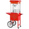 Popcornmaschine mit Wagen - Retro-Design - 150 / 180 °C - rot - Royal Catering