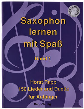 Horst Rapp Verlag Saxophon Lernen mit Spaß 1