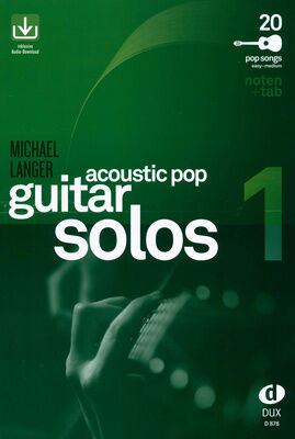 Edition Dux Acoustic Pop Guitar Solos 1