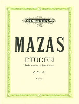 Edition Peters Mazas Etüden op.36 Heft 1