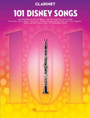 Hal Leonard 101 Disney Songs Clarinet