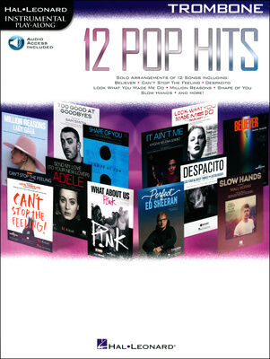 Hal Leonard 12 Pop Hits Trombone