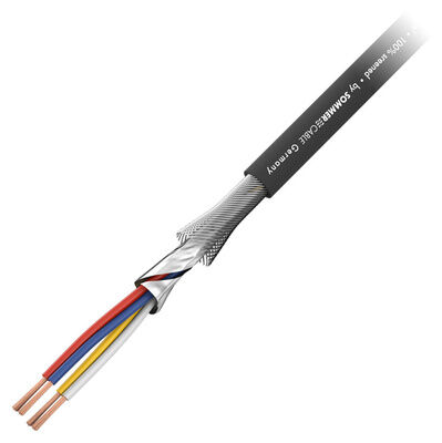 Sommer Cable Square 4-Core MKII Highflex Mikrofonkabel schwarz