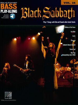 Hal Leonard Black Sabbath Bass Play-Along