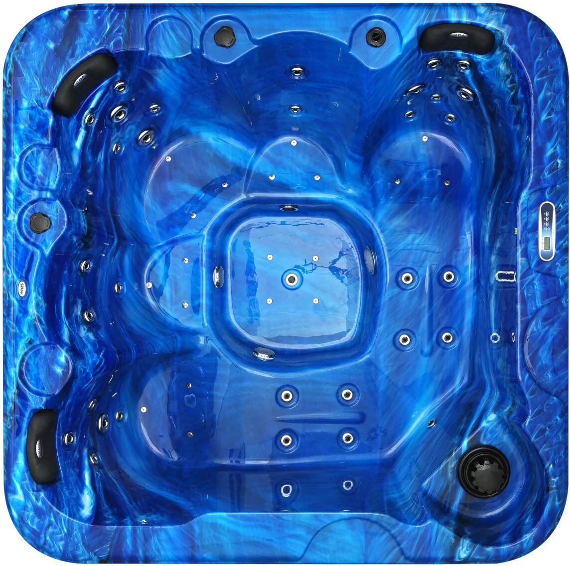 Spatec Jacuzzi Outdoor Whirlpools - SPAtec 700B blau