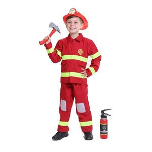 NA Jungenkostüm Feuerwehrmann  Multicolor