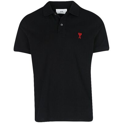 AMI PARIS Poloshirt schwarz XL XL AMI PARIS Poloshirt schwarz XL XL